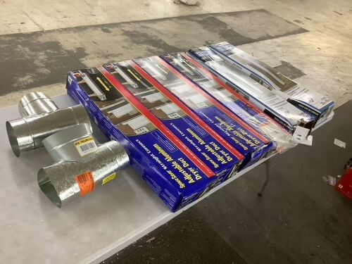 Lot of Dryer Ducts & Connectors  - Lot 319