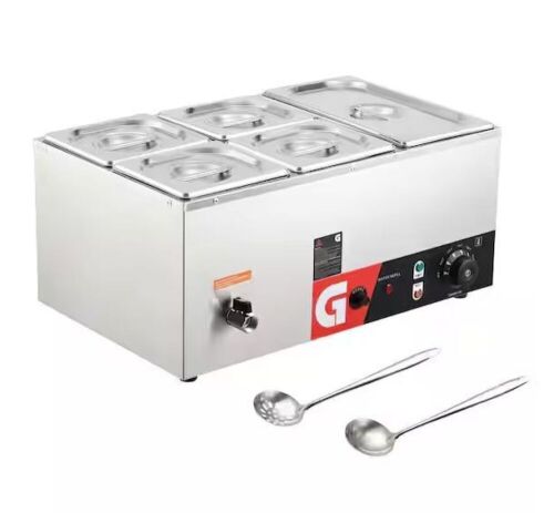 Garvee 5 Pan Electric Food Warmer Buffet Server, 1200W - Lot 69