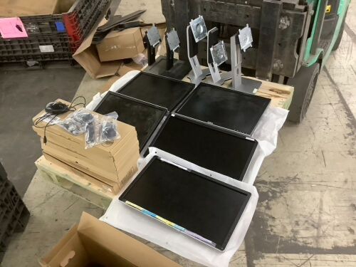 Lot of (5) Computer Monitors, (7) Keyboards & (3) Mouse - Lot 351