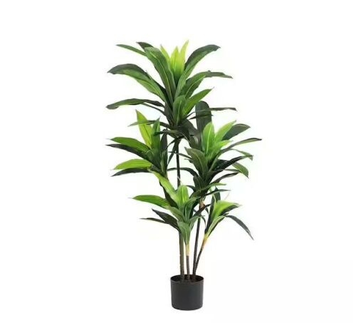 5 ft. Tall Artificial Dracaena Plant in Pot  - Lot 513