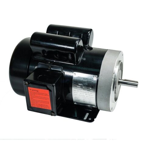 2 HP Electric Motor 3450 RPM, AC 115V/230V, 56C Frame Air Compressor Motor Single Phase, 5/8 in. Keyed Shaft, CW/CCW - Lot 117