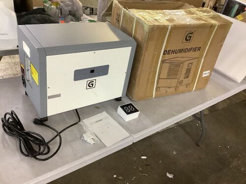 155 Pints Commercial Dehumidifier for Crawl Spaces, 3.28ft Drain Hose 110V - For Parts or Repair, Powers On Fan Doesn't Blow, Compressor Kicks On - Lot 228
