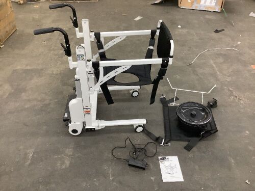 Electric Patient Lift Transfer Chair  - Lot 212