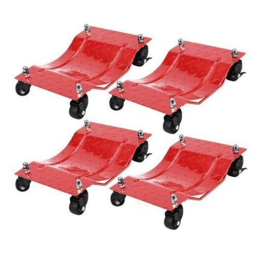 4 Pack 6000 lbs Car Dolly with 360° Wheels - Lot 716