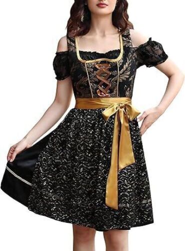 Lot of (6) Women's Oktoberfest Dirndl 3 Piece Dress, Medium  - Lot 175