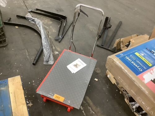 Hydraulic Lift Cart  - Lot 191