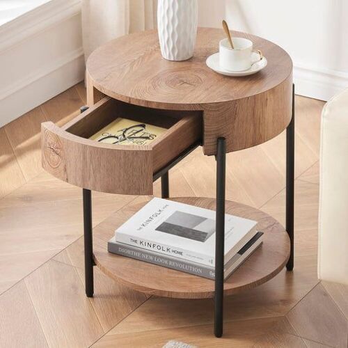 GARVEE 2-Tier Round End Table - Lot 177