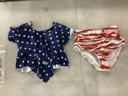 Women's Stars & Stripes Bathing Suit, Small  - Lot 178