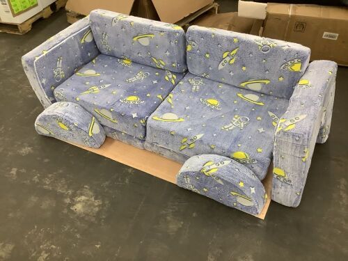8 Piece Modular Kids Couch  - Lot 263