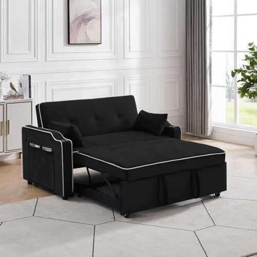 3 in 1 Convertible Sofa Chair Bed  - Lot 91