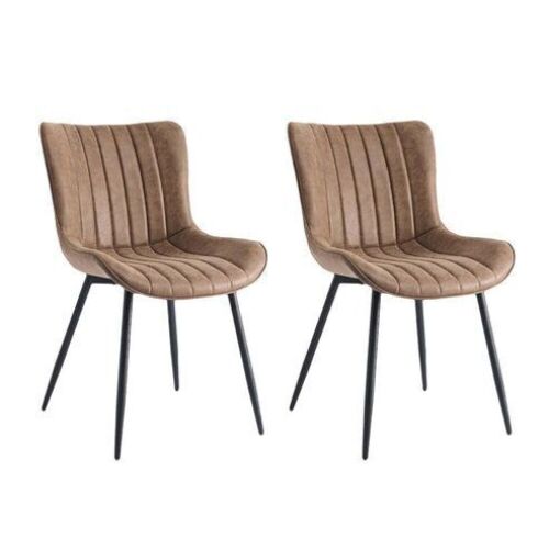 GARVEE Faux Leather Upholstered Dining Chairs, Set of 2 - Lot 388