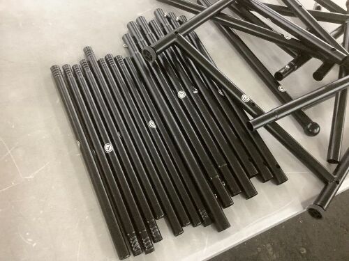 MISSLO Double Rods Garment Rack - Missing Hardware  - Lot 595