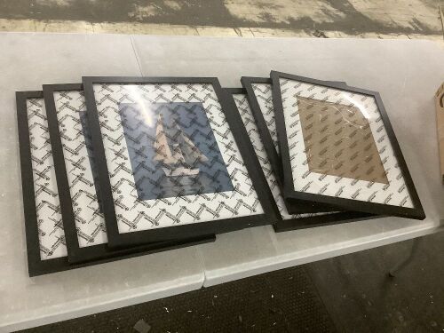 Lot of (6) 12" x 6" Picture Frames  - Lot 144