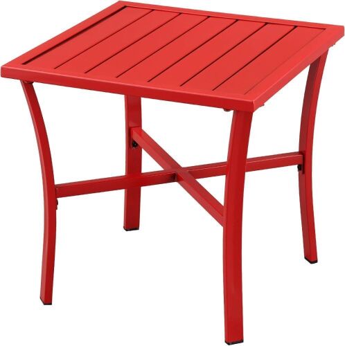 Outdoor Steel Side Table - Lot 148
