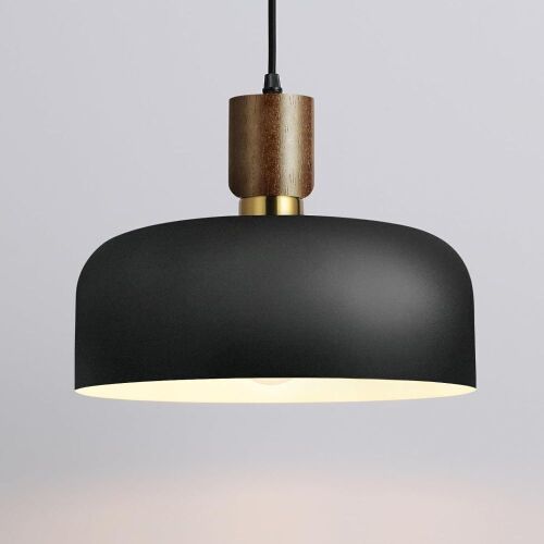 Lot of (3) Modern Black Pendant Light Fixture  - Lot 152