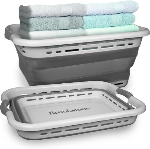 Brookstone Collapsible Laundry Basket - Lot 302