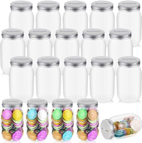  Roowest 12 Pcs Coin Jars for Classroom Behavior Management  - Lot 468