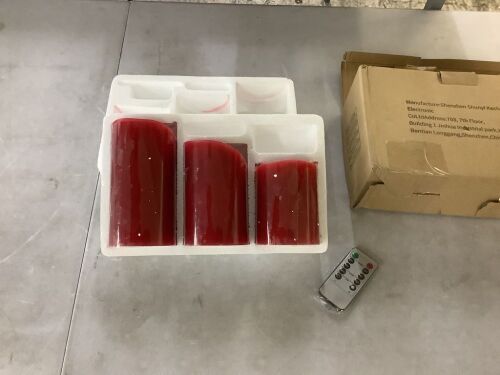 Flameless Candle Lights, 3 Piece  - Lot 566
