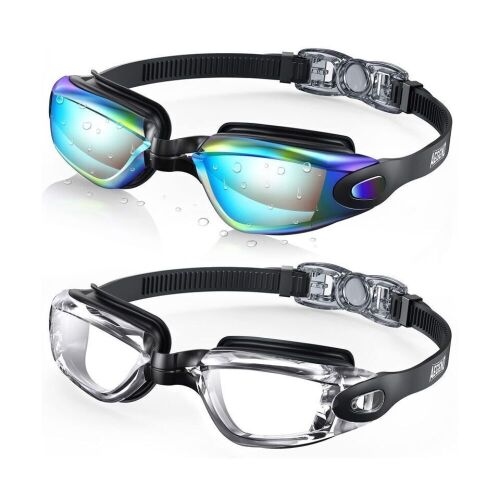 Aegend Swim Goggles, 2 Pack - Lot 573