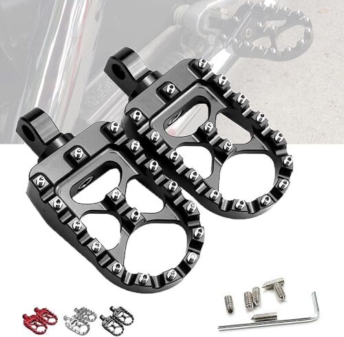 Wide Motorcycle Foot Pegs, 2 pc  - Lot 576