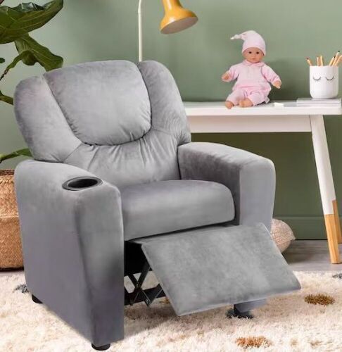 Kids Push Back Recliner Chair  - Lot 66JF