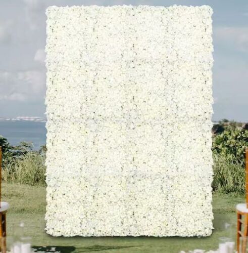 15 .74 in. x 23.6 in. Silk Artificial Hydrangea Flower Wall Panel, 20-Pieces - Lot 238JF
