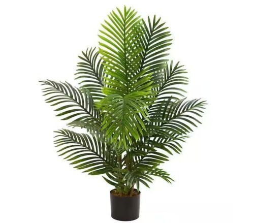 Nearly Natural Indoor 4 ft. Paradise Palm Artificial Tree - Lot 126