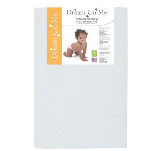 Dream On Me 3 in. Portable Mini Crib Mattress - Lot 213JF