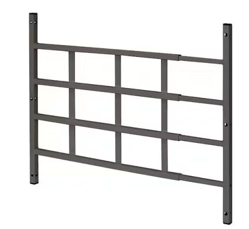 Lot of (2) Segal 32-1/2 in. to 54 in. W x 16 in. H, Carbon Steel Fixed 4-Bar Window Guard, Black - Lot 422