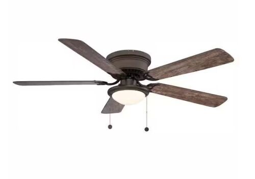 Hugger 52 in. LED Espresso Bronze Ceiling Fan - Lot 507JF