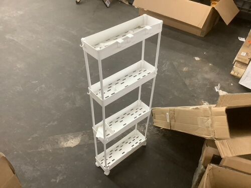 4 Tier Plastic Storage Cart - Lot 451