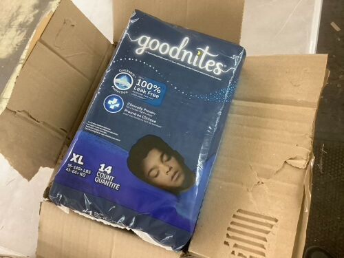 Goodnites Overnight Underwear for Boys, XL, 4 Packs - Lot 525
