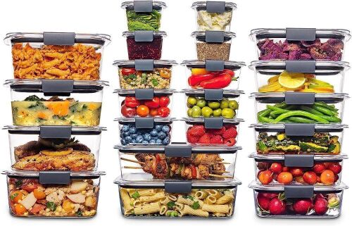 Rubbermaid Brilliance BPA Free 22-Piece Food Storage Containers Set - Lot 635