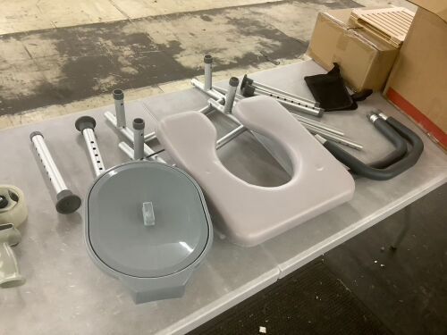 Raised Toilet Seat Bedside Commode - Lot 656
