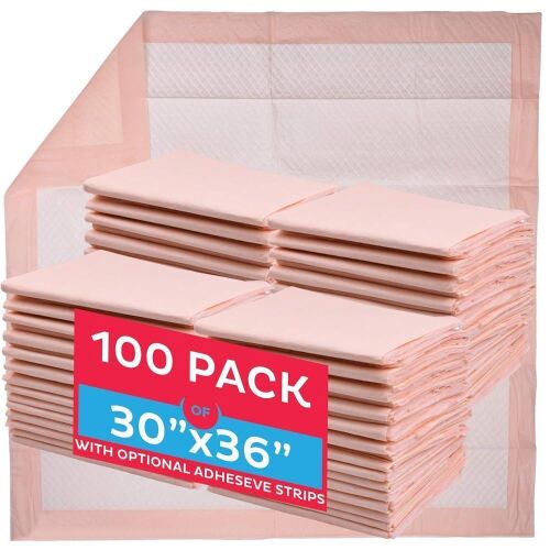 Chucks Premium Disposable Underpads 30”x36”, 100 ct  - Lot 674