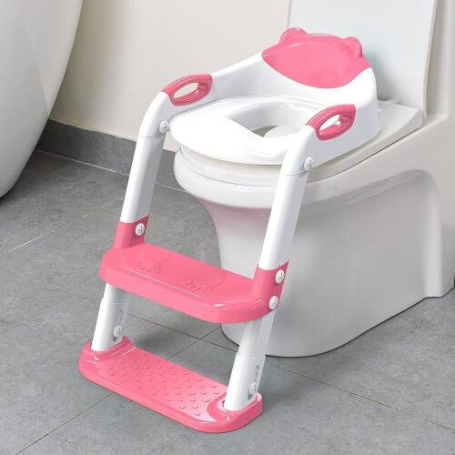 Potty Training Seat with Step Stool  - Lot 680
