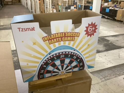 Inflatable Soccer Darts Yard Game - Lot 685