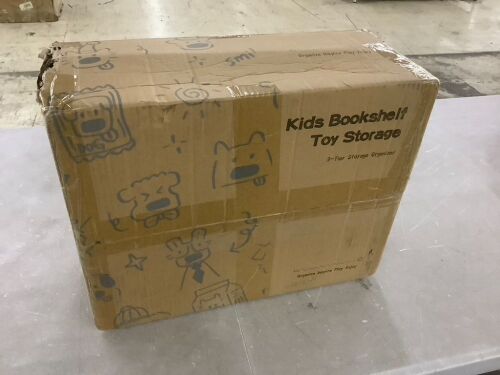 Kids Bookshelf Toy Storage 3 Tier  - Lot 689