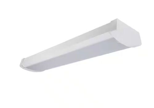 Commercial Electric 1-Pack 24 in. 2,000 Lumens Integrated LED White Wraparound - Lot 708JF