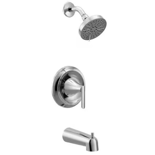 MOEN Findlay Single Handle 6-Spray Tub and Shower Faucet 1.75 GPM in Chrome - Lot 855JF