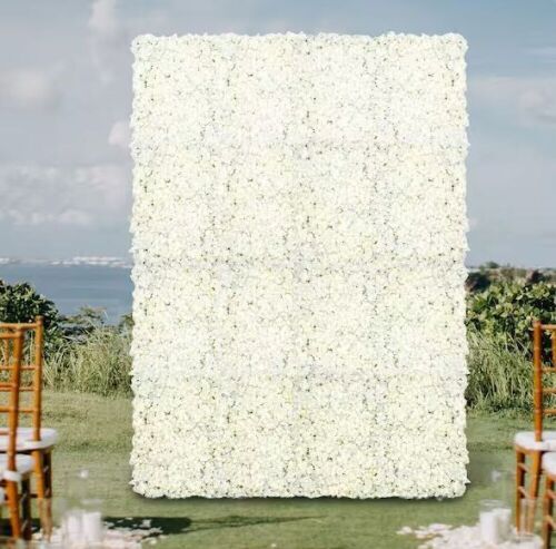 15 .74 in. x 23.6 in. Silk Artificial Hydrangea Flower Wall Panel, 20-Pieces - Lot 859JF