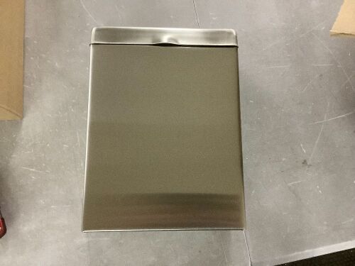 Lot of (6) Stainless Steel Sanitary Napkin Receptacle w/ Paper Bags  - Lot 745