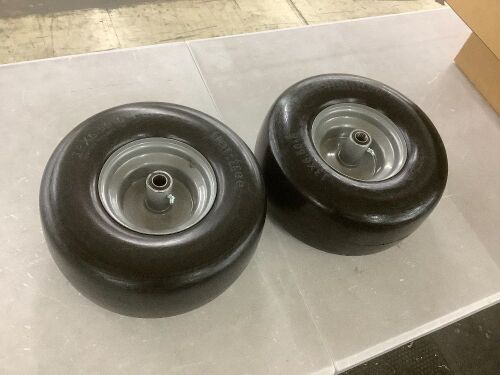 Flat Free Lawn Mower Tires 13x6.50-6, Set of 2  - Lot 754