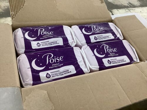 Poise Fresh Protection Overnight Pads, 96ct - Lot 762