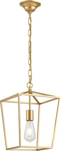 Farmhouse Gold Pendant Light - Lot 764