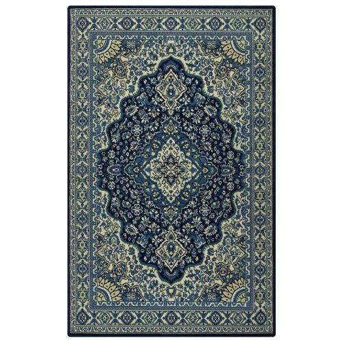 GARVEE Floral 10x13 Area Rug, Blue - Lot 20
