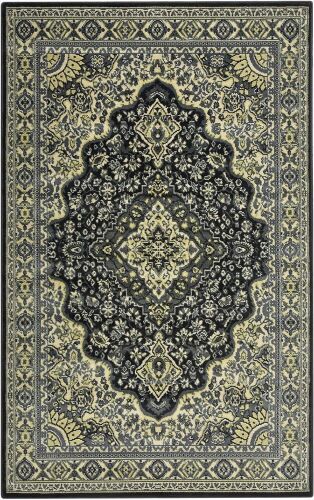 GARVEE Floral 11x15 Area Rug, Grey  - Lot 22