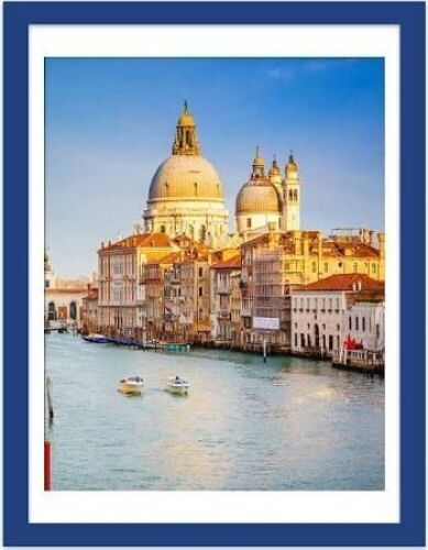 12x16 Picture Frame, Navy Blue  - Lot 695