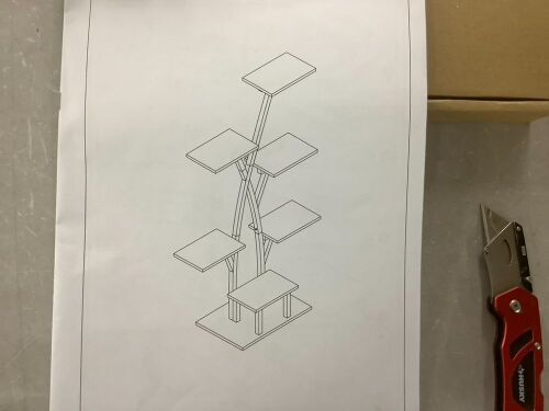 6 Tier Plant Stand  - Lot 662