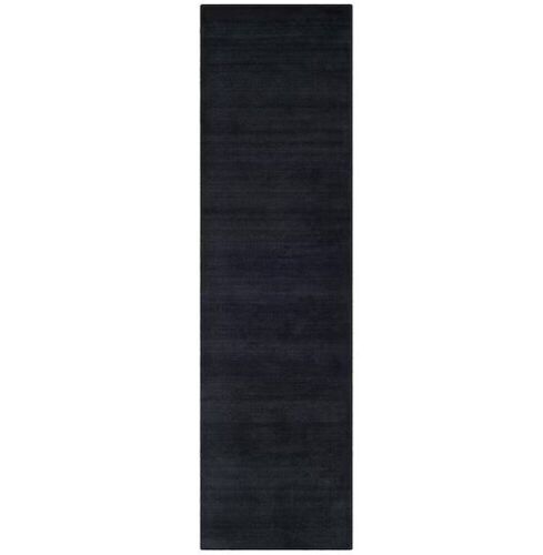SAFAVIEH Himalaya Black 2 ft. x 8 ft. Solid Runner Rug - Lot 839JF